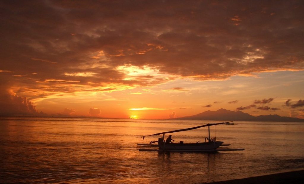 Sunrise at the ocean