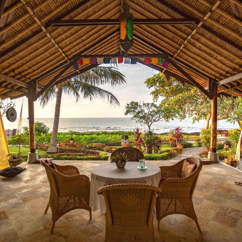 View from the main house