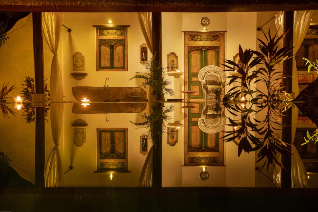 Prana Veda Spa by night